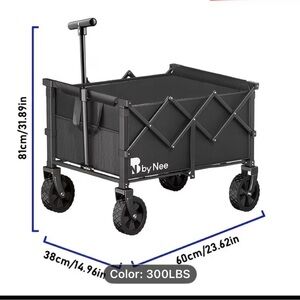 Black Folding Utility Wagon by Nee